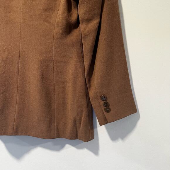 Gay Giano Wool Blazer Fun Twist Neckline Size 42 US Small - Picture 6 of 8